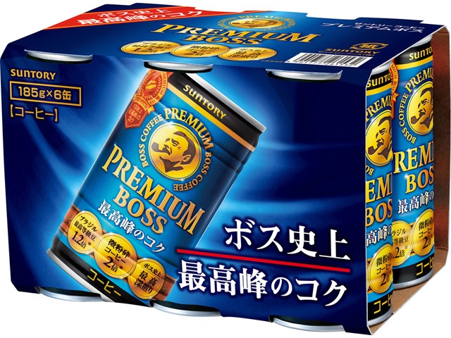 ボス 6缶パックプレミアムボス【10/01 新商品】