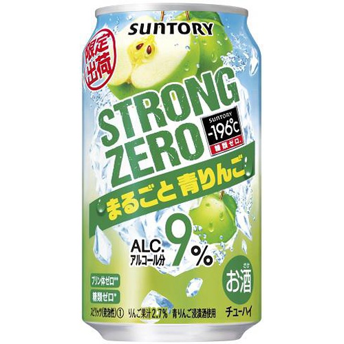 -196°Cストロングゼロ まるごと青りんご350ml