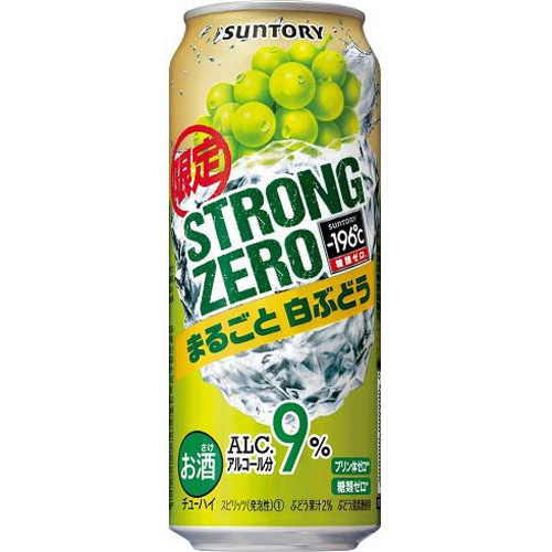 -196°Cストロングゼロ まるご白ぶどう500ml