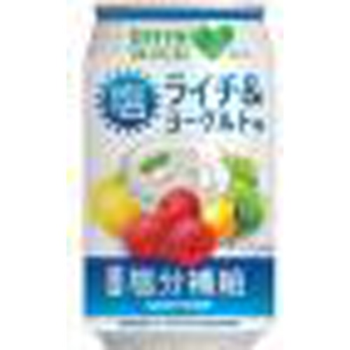 GREENダカラ 塩ライチ&ヨーグルト缶350ml