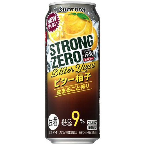 -196°Cストロングゼロ ビター柚子 500ml