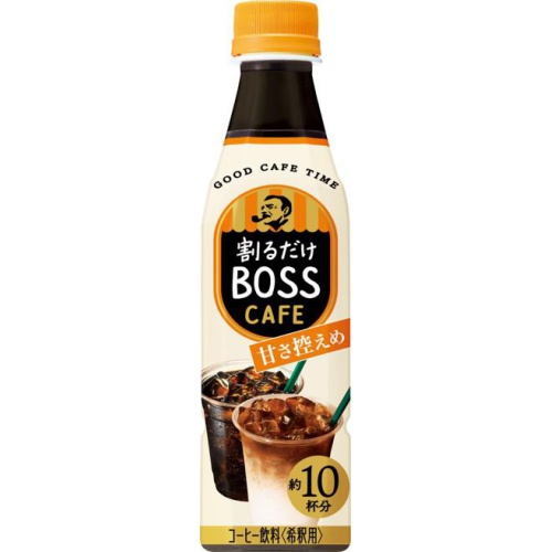 割るだけボスカフェ 甘さ控えめP340ml