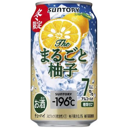 サントリーフーズ -196°C ザ・まるごと柚子 350ml