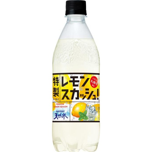 サントリー 天然水特製レモンスカッシュP500ml