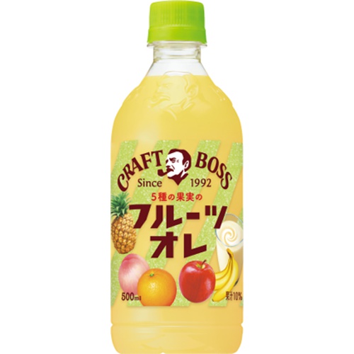 クラフトボス フルーツオレP500ml【08/02 新商品】