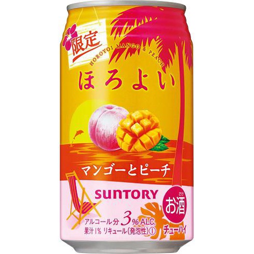 サントリー ほろよい マンゴーとピーチ 350ml