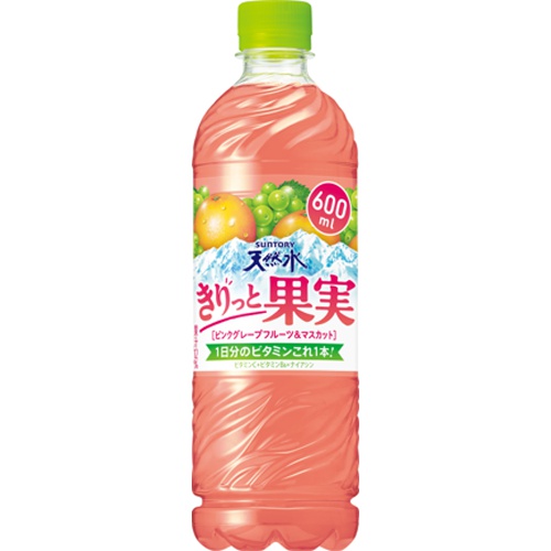 サントリー きりっと果実ピンクGF&マスカP600【03/21 新商品】