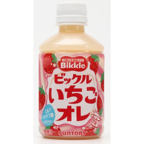 サントリー ビックル いちごオレP280ml【02/28 新商品】