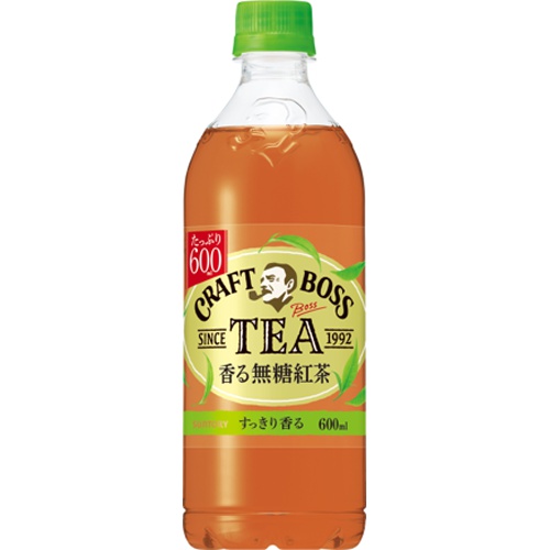 クラフトボス TEA香る無糖紅茶 P600ml【03/21 新商品】