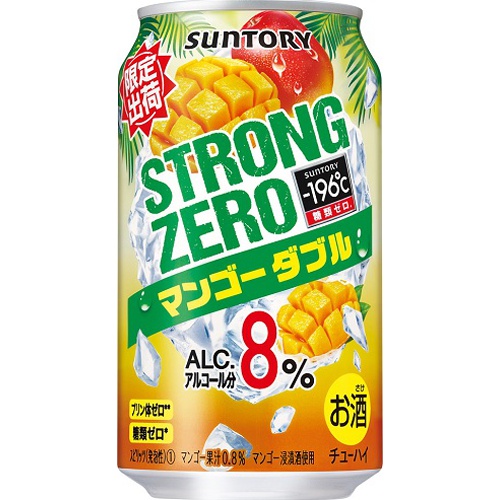 -196°Cストロングゼロ マンゴーダブル 350ml