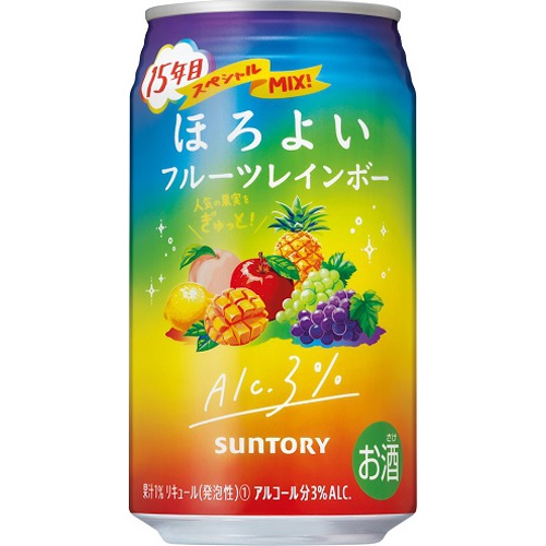 サントリー ほろよい フルーツレインボー 350ml