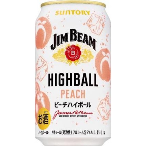 ジムビームハイボール ピーチ 350ml