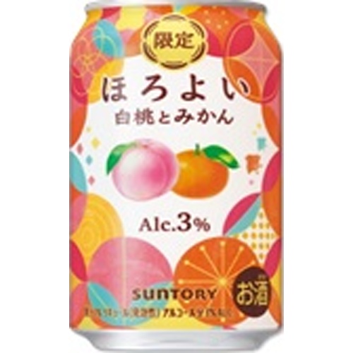 サントリー ほろよい 白桃とみかん 350ml