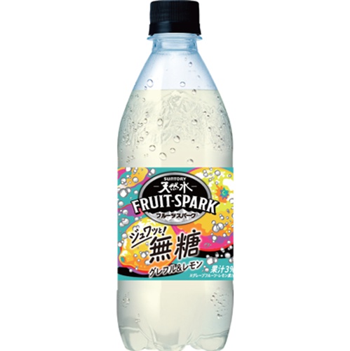 サントリー 天然水SPARKグレフル P500ml