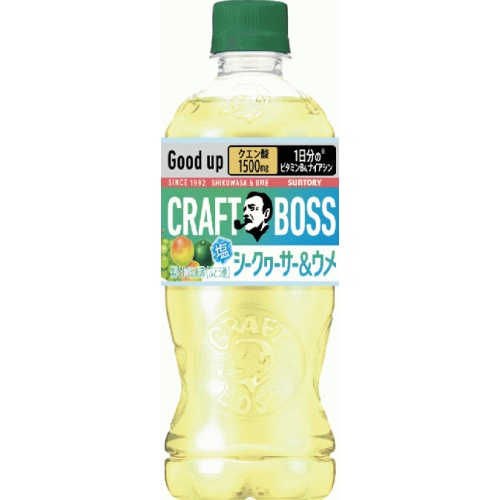 クラフトボス シークヮーサー&ウメP500ml【07/22 新商品】