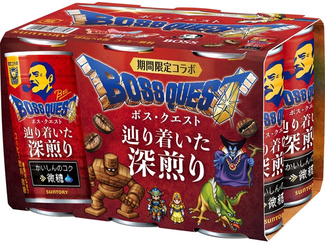 ボス 6缶パック ボスクエスト辿 り着いた深煎り【10/01 新商品】
