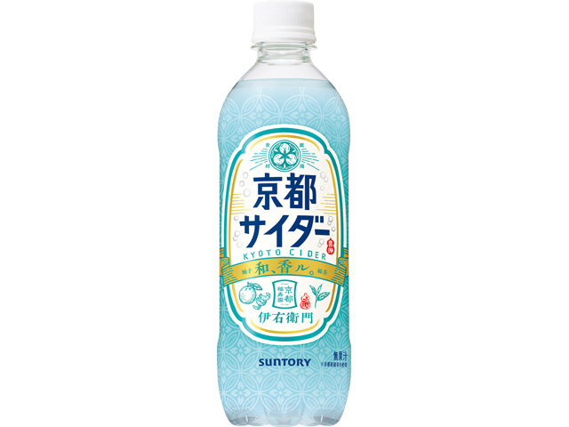 伊右衛門 京都サイダー P500ml【09/16 新商品】