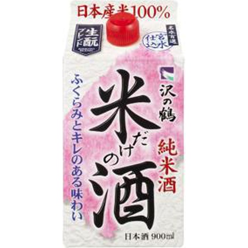 沢の鶴 新・米だけの酒パック 180ml