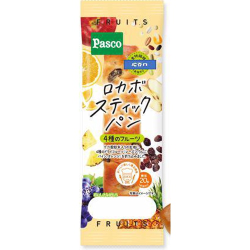 パスコ ロカボスティックパン4種のフルーツ【03/01 新商品】