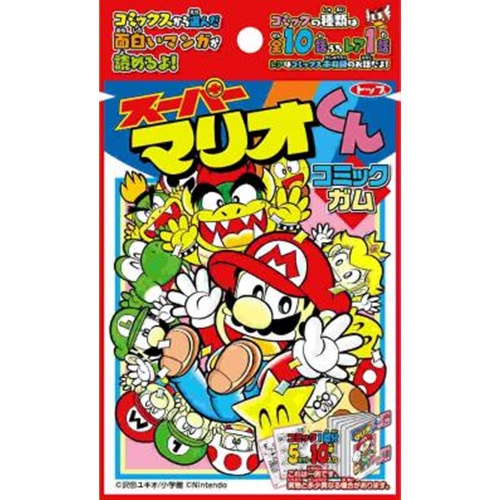 トップ スーパーマリオくんコミックガム 商品紹介 お菓子 駄菓子の仕入れや激安ネット通販なら菓子卸問屋タジマヤ トップ スーパーマリオくんコミックガム 商品紹介 お菓子 駄菓子の仕入れや激安ネット通販なら菓子卸問屋タジマヤ