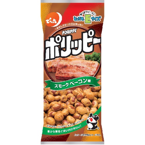 でん六 Eサイズポリッピースモークベーコン味55g