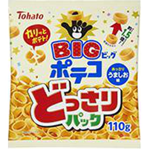 東ハト どっさりパックポテコ うましお味110g