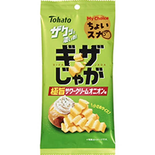 東ハト ちょいスナギザじゃがサワークリームオニオン【07/28 新商品】
