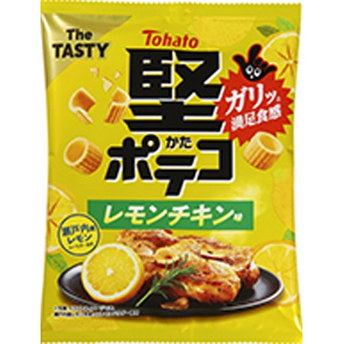 東ハト 堅ポテコ レモンチキン味50g【06/16 新商品】