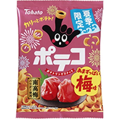 東ハト ポテコ 梅味52g【06/09 新商品】