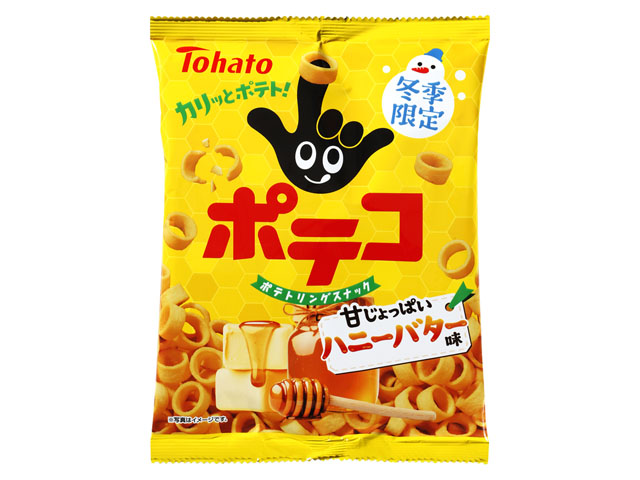 東ハト ポテコ ハニーバター味52g【11/17 新商品】