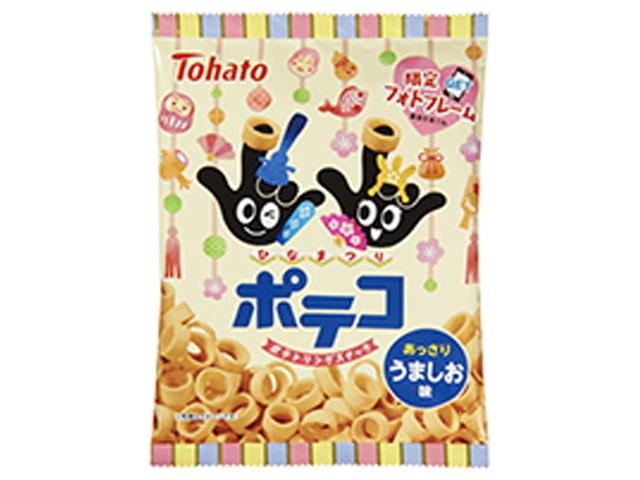 東ハト ポテコうましお味 ひなまつり67g【01/12 新商品】