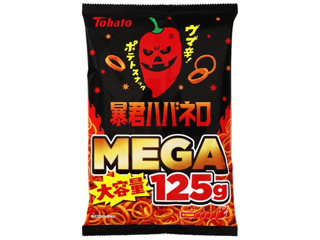 東ハト MEGA大容量 暴君ハバネロ125g【03/23 新商品】