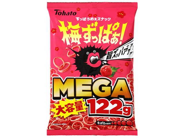 東ハト MEGA大容量 梅ずっぱぁ!122g【03/23 新商品】