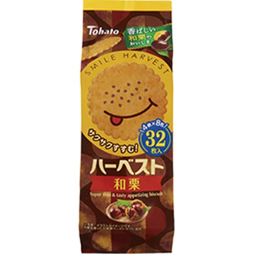 東ハト 8包ハーベスト和栗 32枚入【09/29 新商品】