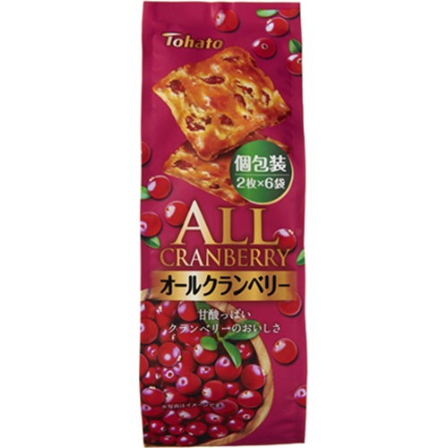東ハト オールクランベリー 2枚×6袋