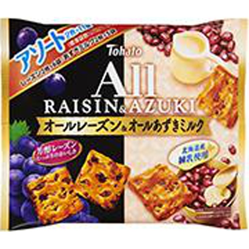 東ハト FSオールアソートレーズン&あずきミルク【11/06 新商品】【11/06 新商品】