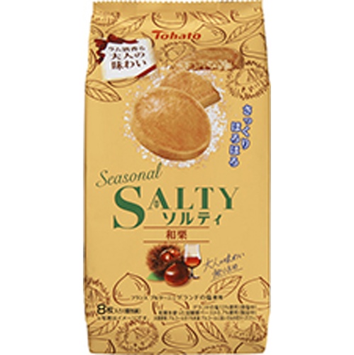 東ハト 8枚Seasonalソルティ 和栗【09/08 新商品】