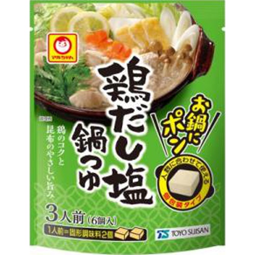 マルちゃん お鍋にポン 鶏だし塩鍋つゆ6個 | 商品紹介 | お菓子