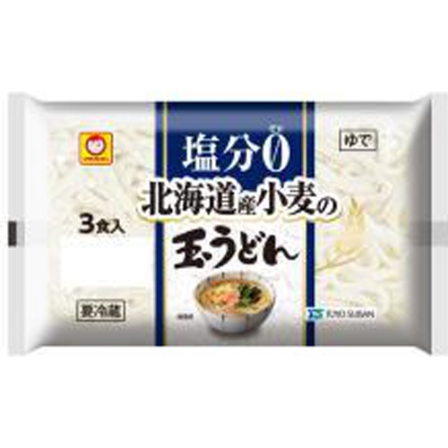 マルちゃん 塩分0 北海道産小麦のうどん3食入