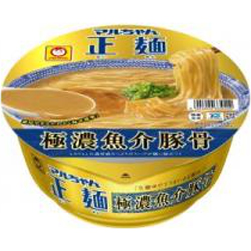マルちゃん 正麺 カップ 極濃魚介豚骨【10/04 新商品】