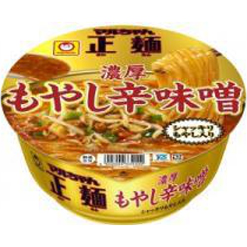 マルちゃん 正麺カップ 濃もやし辛味噌【12/27 新商品】