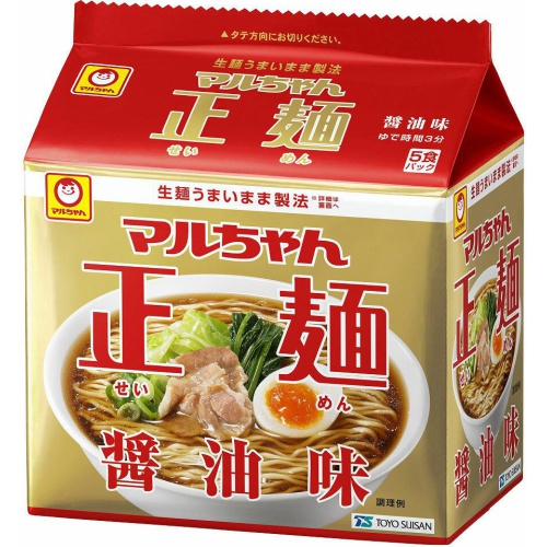 マルちゃん 正麺 醤油味 5食パック