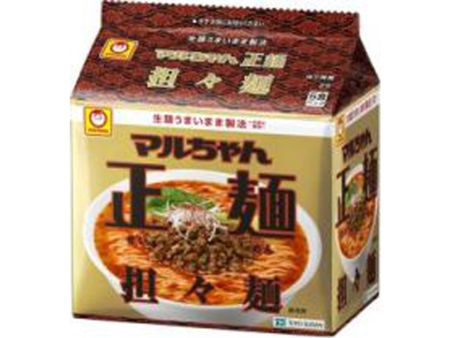 マルちゃん 正麺担々麺 5P【09/01 新商品】