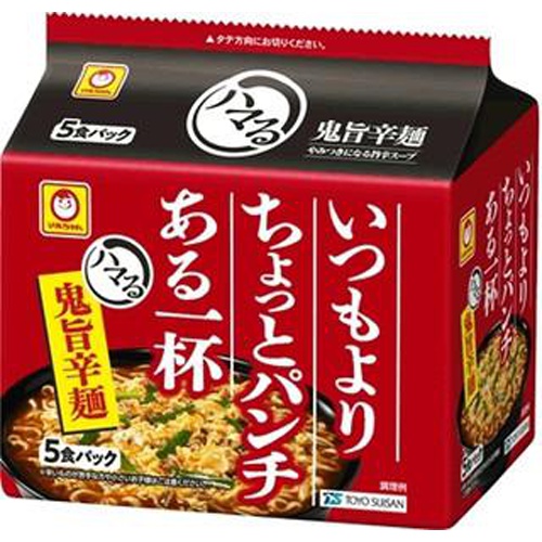 マルちゃん ハマる 鬼旨辛麺5食