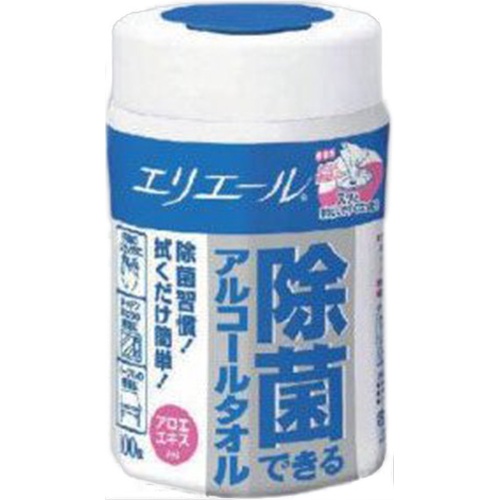 エリエール 除菌できるアルコールタオル本体100枚