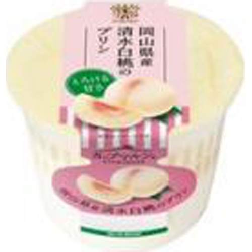 トーラク 岡山県産清水白桃のプリン 95g