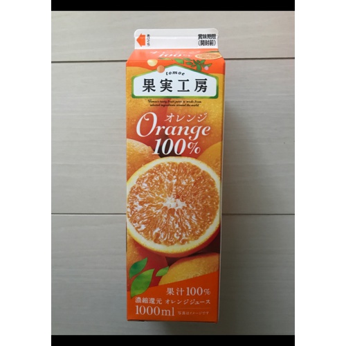 トモエ オレンジ100% 1L