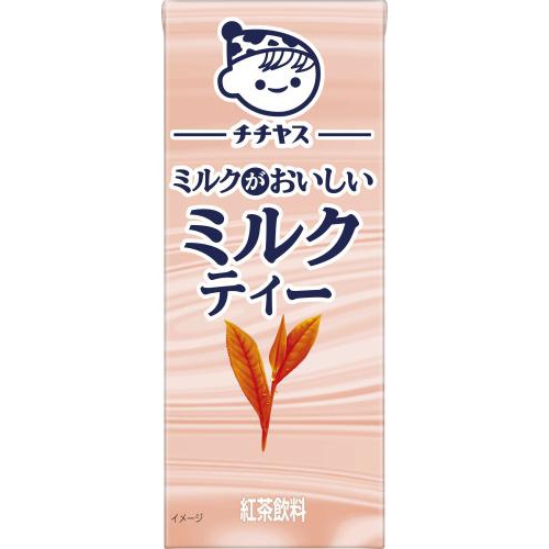 チチヤス ミルクがおいしいミルクティー紙200ml