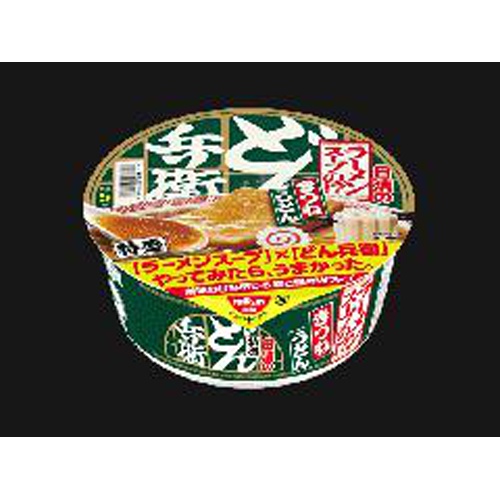 日清 どん兵衛特盛ラーメンスープの!?きつね
