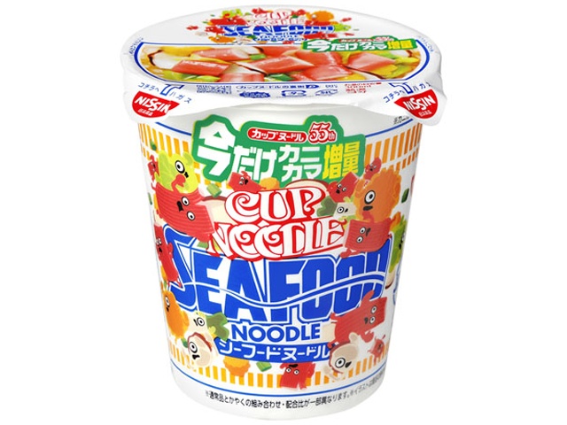 日清 シーフードヌードル 今だけカニカマ【02/23 新商品】